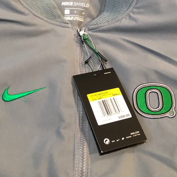 NWT Oregon Ducks Nike Shield FZ Bomber Jacket - Picture 3 of 4
